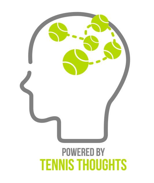 T-Shirt — "Powered by Tennis Thoughts" Tennis Player Tee
