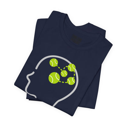 Tennis Thoughts T‑Shirt — Powered by Tennis Graphic Tee