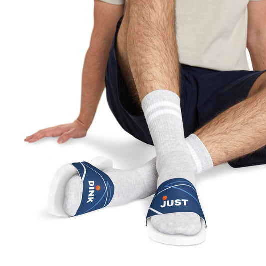 Slide Sandals — 'Just Dink' for Pickleball enthusiasts