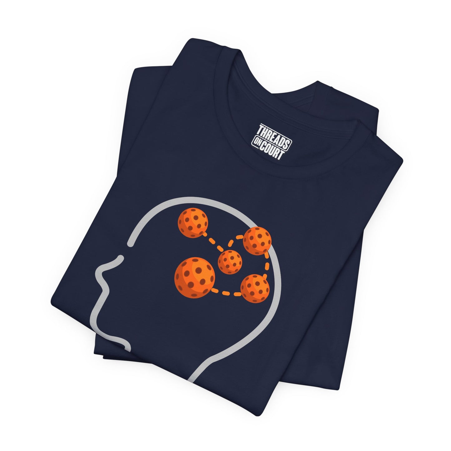 Pickleball Thoughts T-Shirt — Powered by Pickleball Graphic Tee