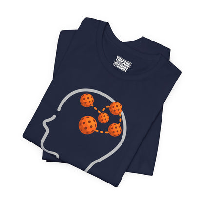 Pickleball Thoughts T-Shirt — Powered by Pickleball Graphic Tee