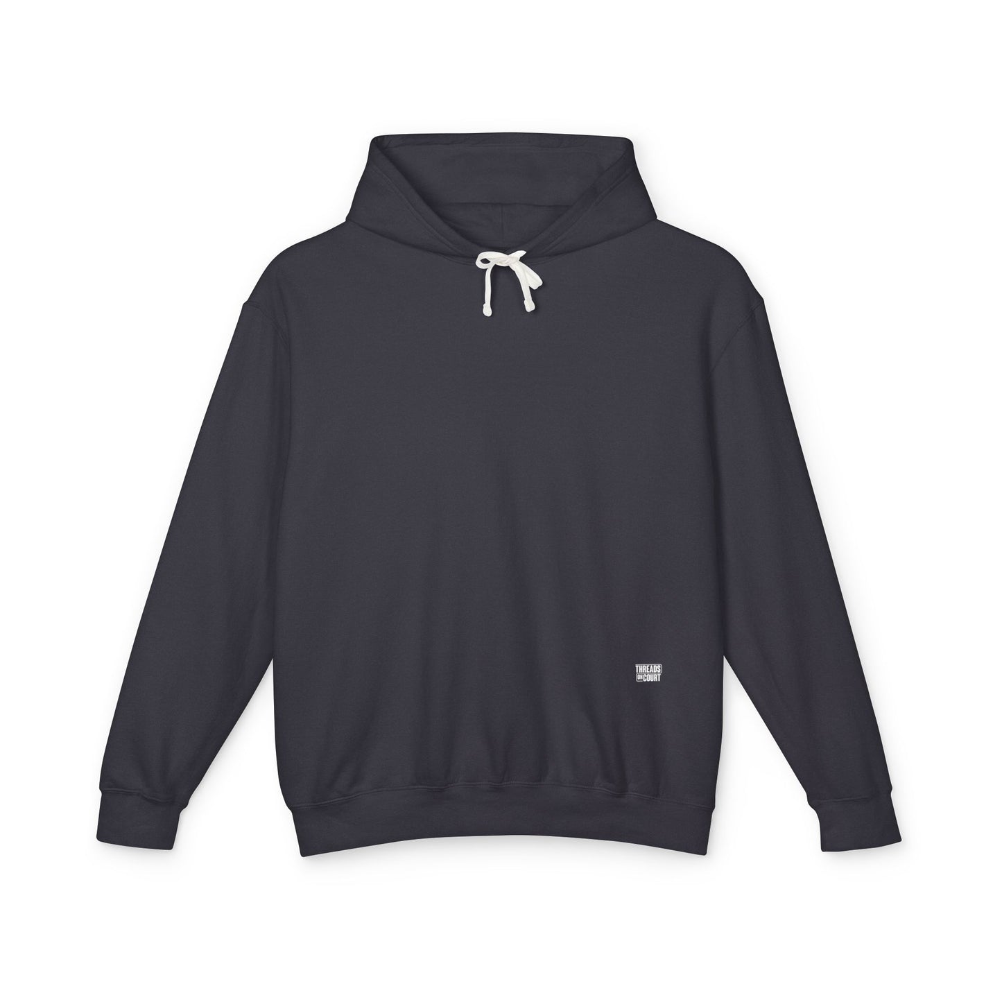Kiss My Ace Hoodie — Neon Outline Tennis Slogan Hooded Sweatshirt