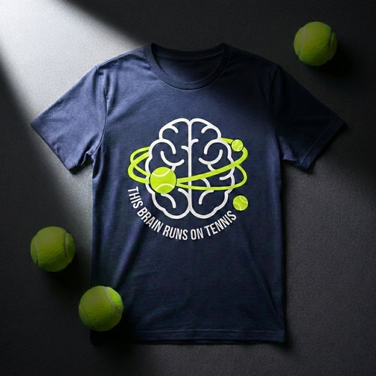 The 'Runs on Tennis' Tee - Dark Edition