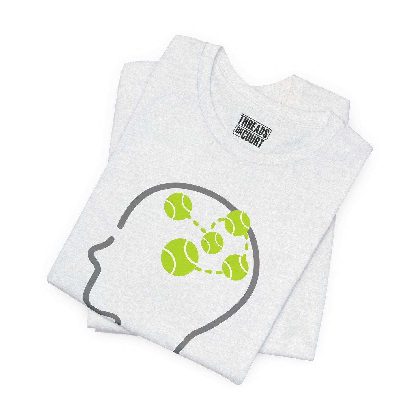T-Shirt — "Powered by Tennis Thoughts" Tennis Player Tee