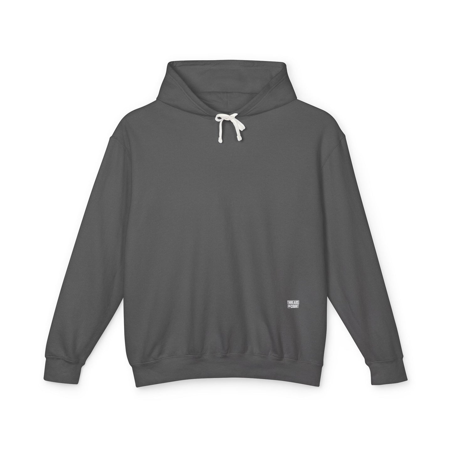 Kiss My Ace Hoodie — Neon Outline Tennis Slogan Hooded Sweatshirt