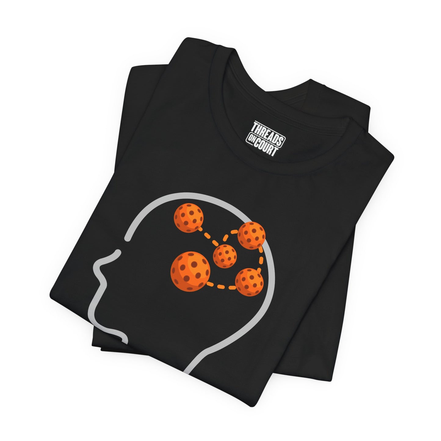 Pickleball Thoughts T-Shirt — Powered by Pickleball Graphic Tee