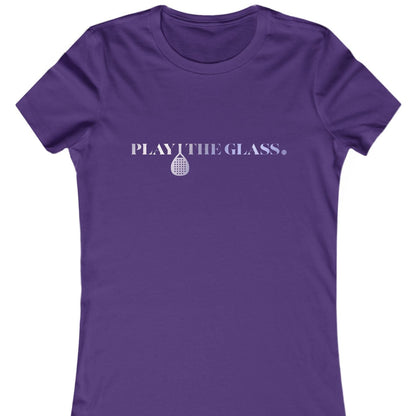 Navy TShirt Play The Glass Padel