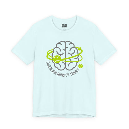 T-Shirt — "Powered by Tennis Thoughts" Tennis Player Tee