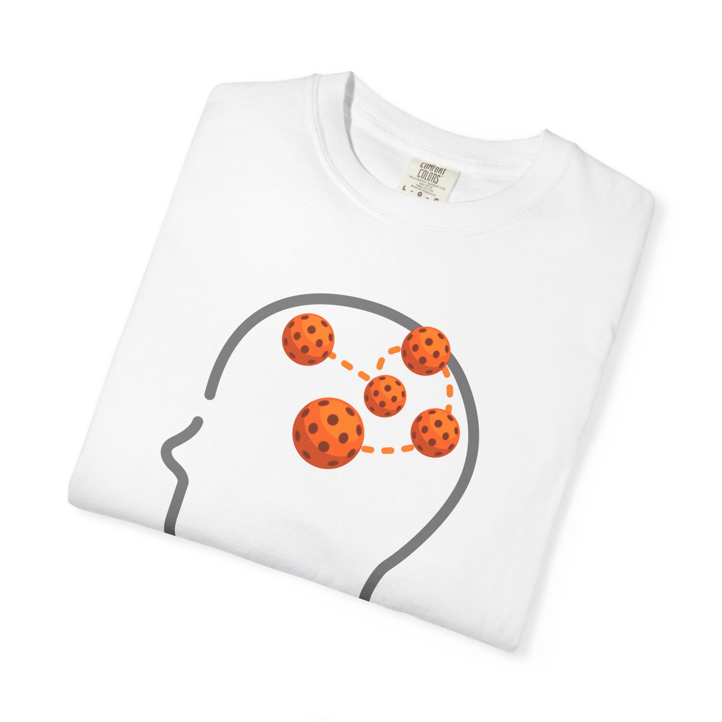 Pickleball T-Shirt — "Powered by Pickleball Thoughts"