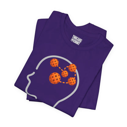 Pickleball Thoughts T-Shirt — Powered by Pickleball Graphic Tee