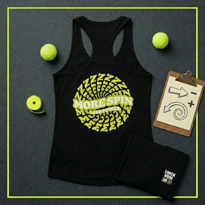 Women's Coach Mode On – More Spin, Less Power Tennis Tank