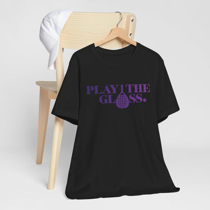 Play the Glass — Padel Unisex T-Shirt