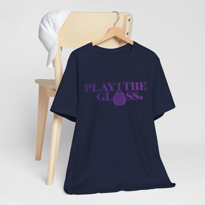 Play the Glass — Padel Unisex T-Shirt