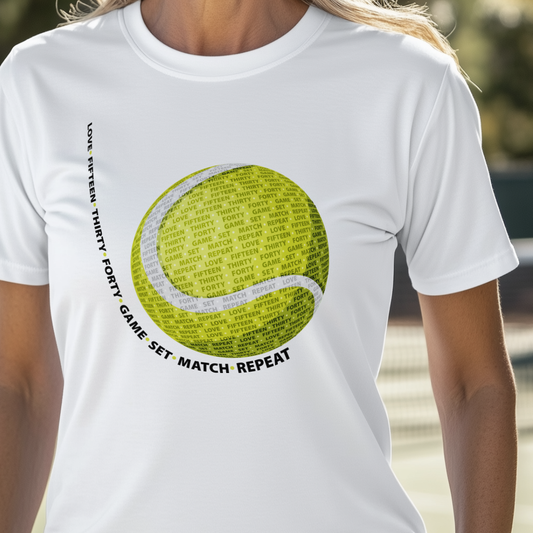 Love Fifteen Thirty Forty - Limted Edition Tennis T-Shirt