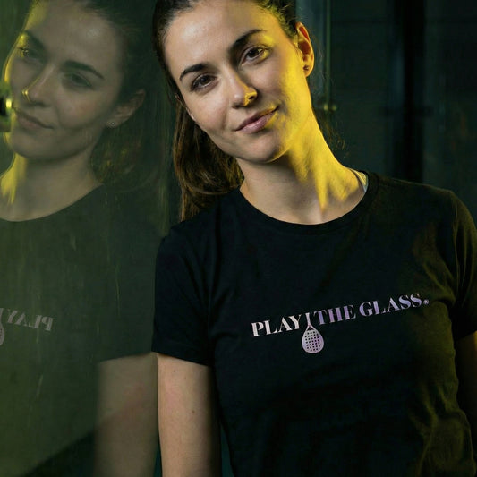 Play the Glass – Women’s Padel Performance T-Shirt