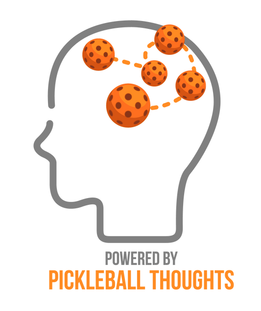 Pickleball T-Shirt — "Powered by Pickleball Thoughts"