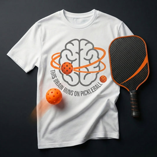 The 'Runs on Pickleball' Tee - Light edition