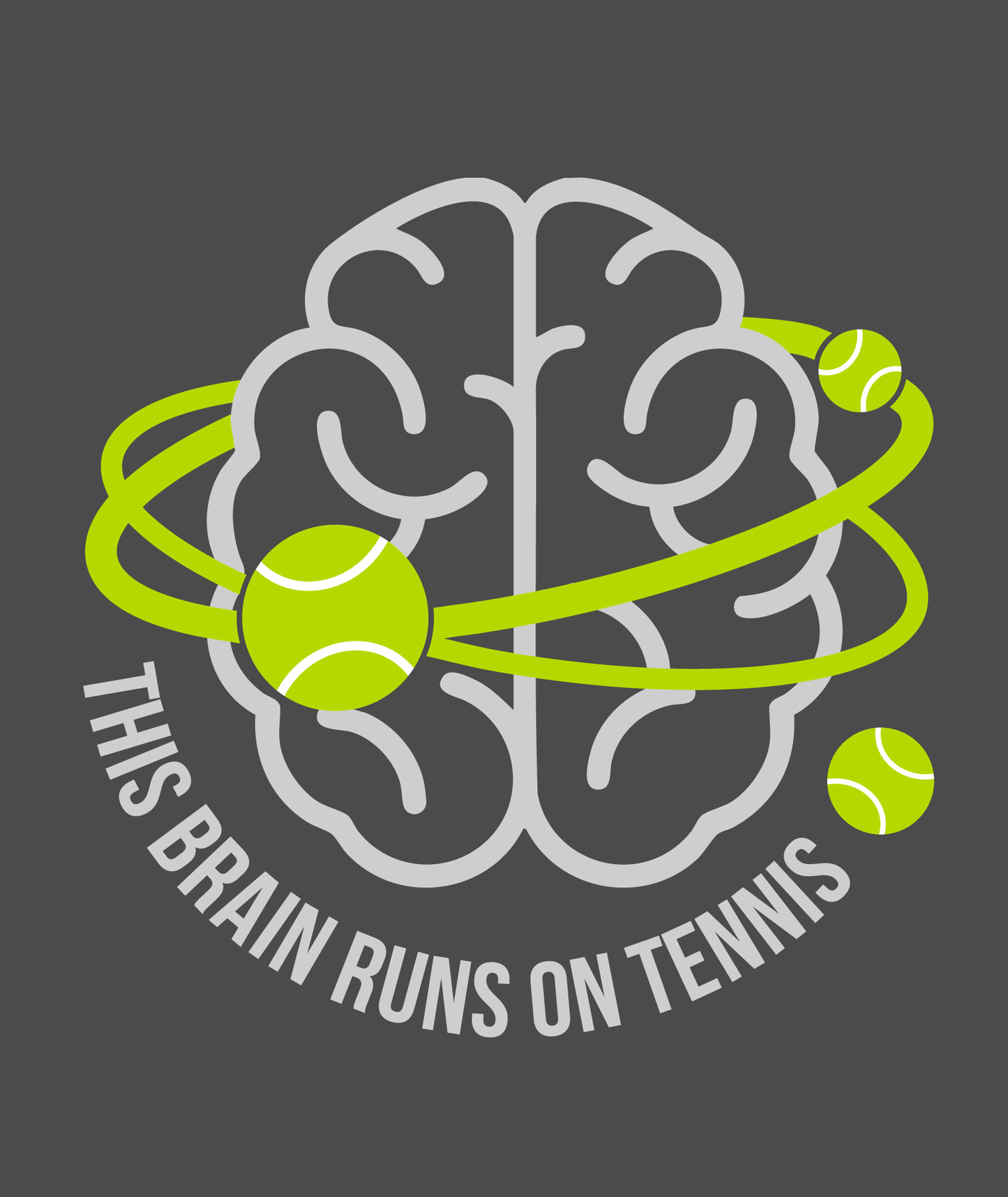 The 'Runs on Tennis' Tee - Dark Edition