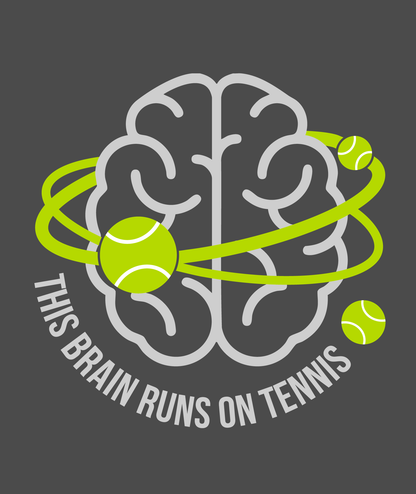 The 'Runs on Tennis' Tee - Dark Edition