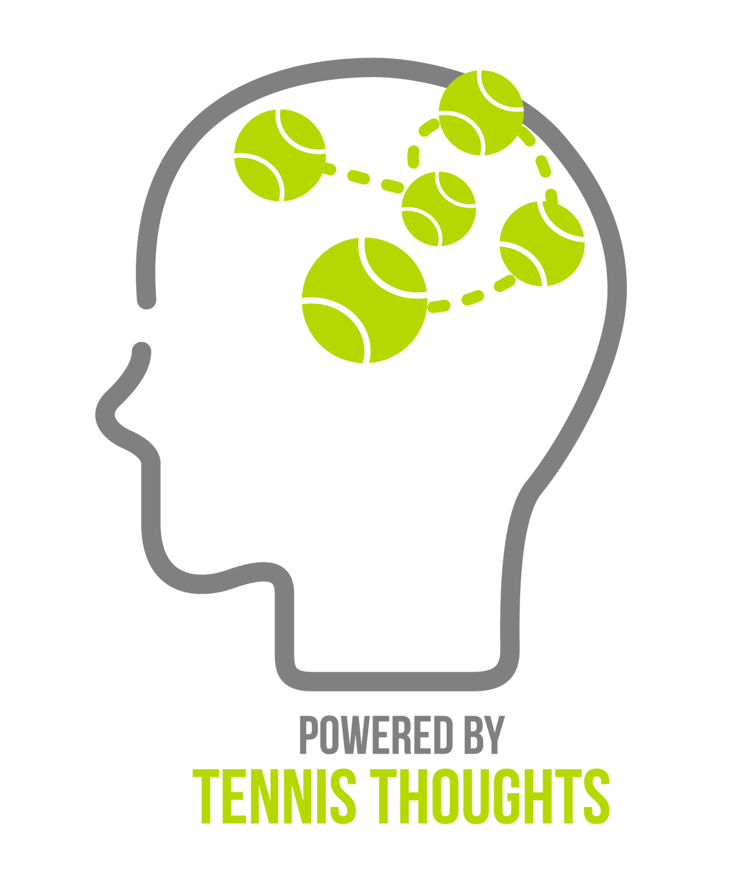 T-Shirt — "Powered by Tennis Thoughts" Tennis Player Tee