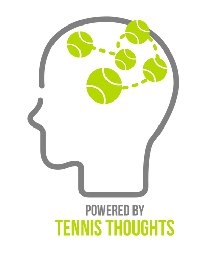 T-Shirt — "Powered by Tennis Thoughts" Tennis Player Tee