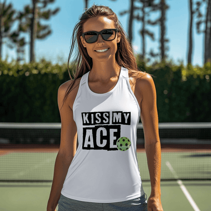 Kiss My Ace @Pickleball - Performance Tank Top