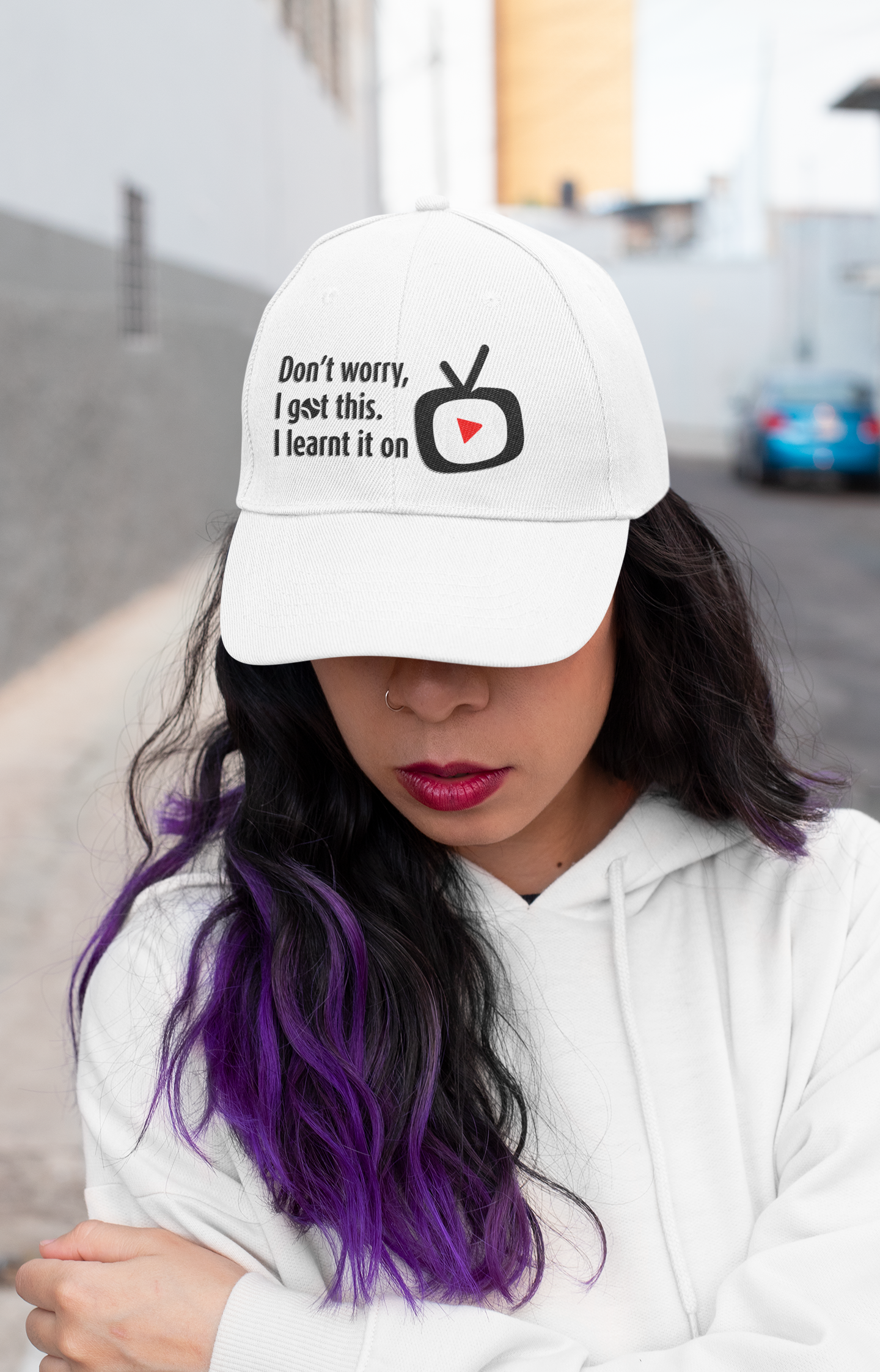 Funny Tennis Cap – “Don’t Worry I Got This” Embroidered Dad Hat for Tennis Player, Racket Sports Gift, Self-Taught Athlete Cap
