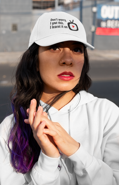 Funny Tennis Cap – “Don’t Worry I Got This” Embroidered Dad Hat for Tennis Player, Racket Sports Gift, Self-Taught Athlete Cap