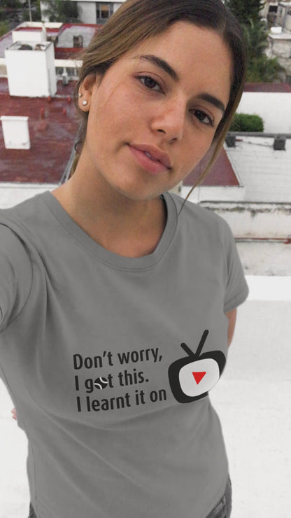 Funny Tennis T-Shirt – “Don’t Worry I Got This” shirt for Tennis Player, Racket Sports Gift, Self-Taught Athlete
