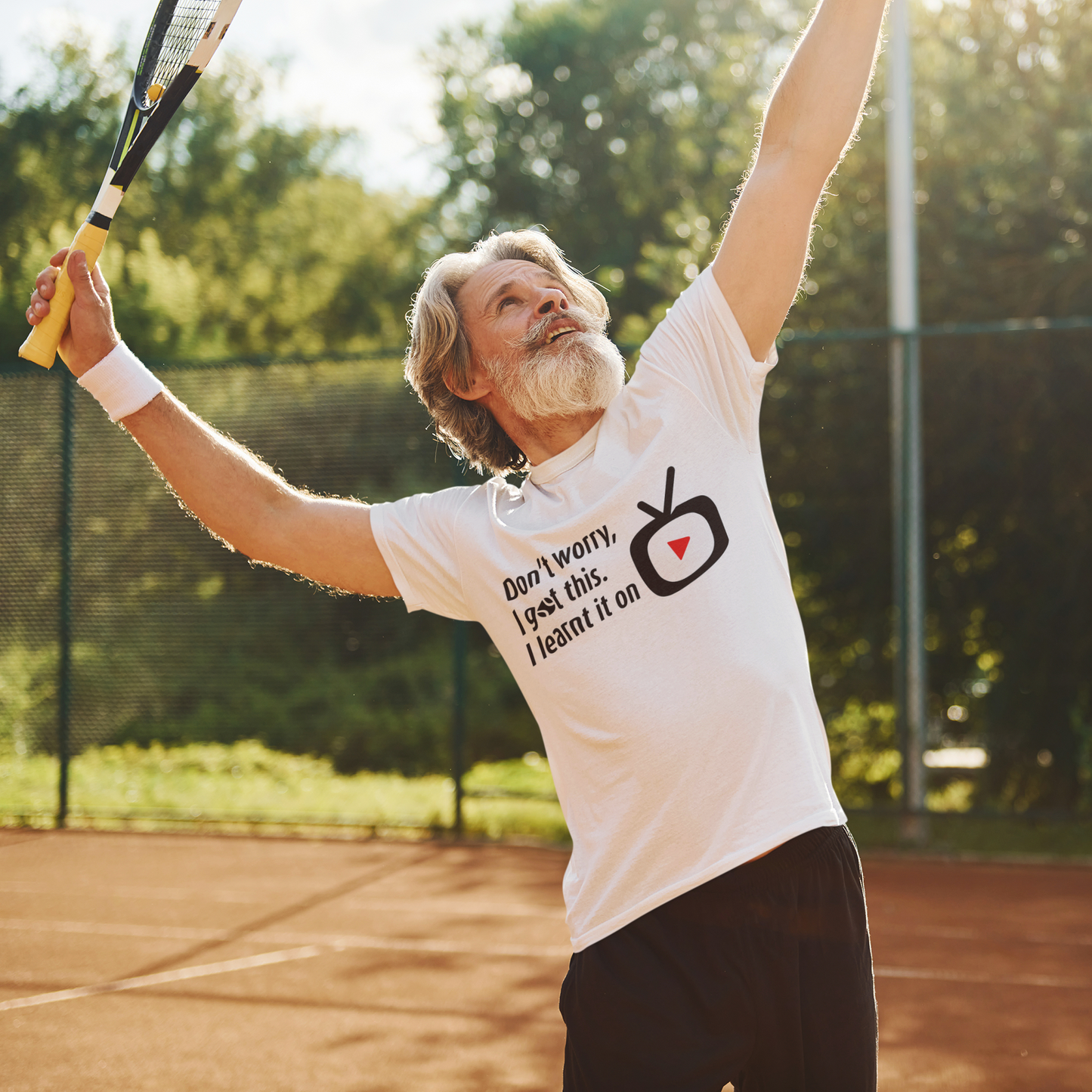 Funny Tennis T-Shirt – “Don’t Worry I Got This” shirt for Tennis Player, Racket Sports Gift, Self-Taught Athlete