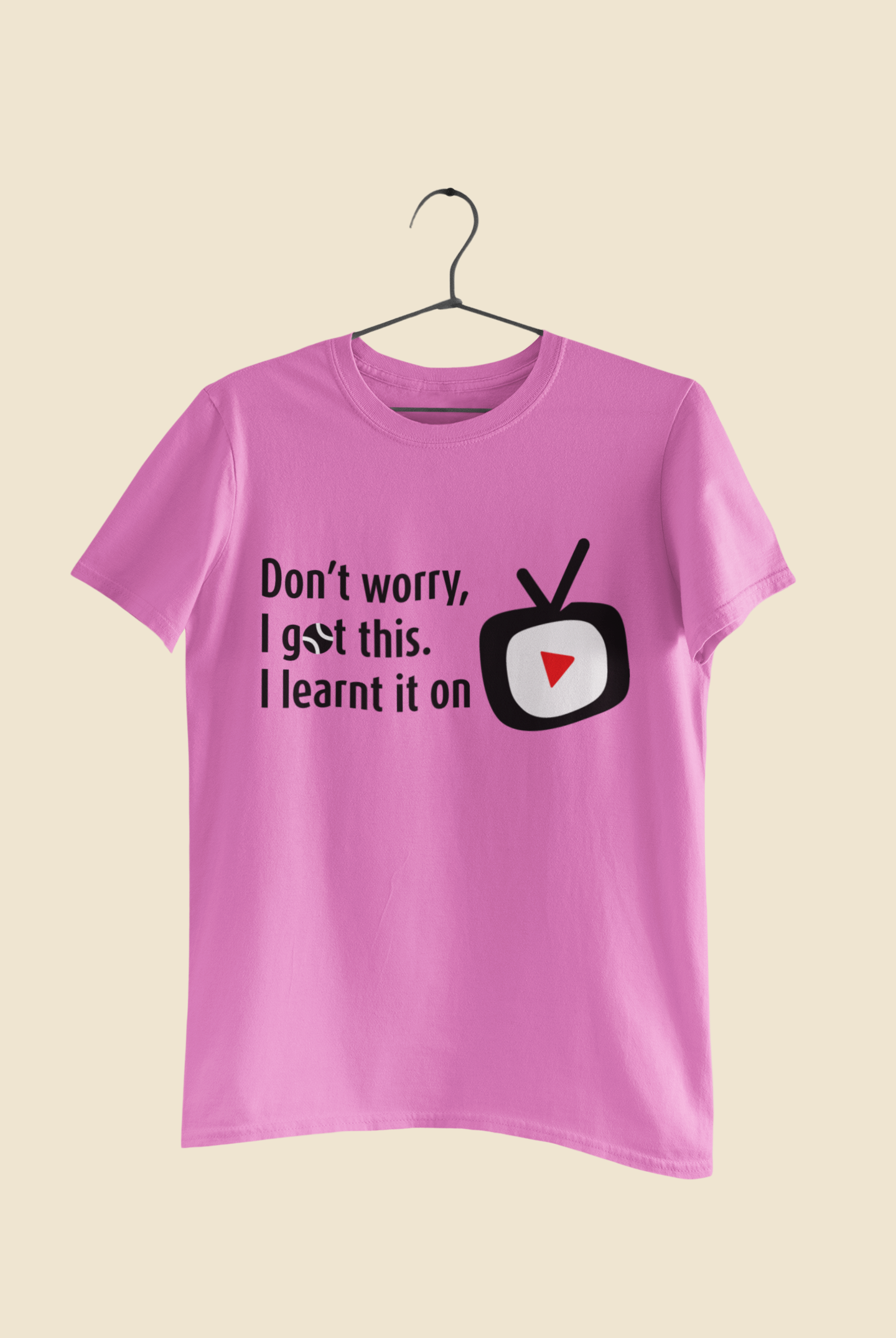 Funny Tennis T-Shirt – “Don’t Worry I Got This” shirt for Tennis Player, Racket Sports Gift, Self-Taught Athlete